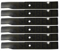 6 New XHT Heavy Duty Blades 54" Decks Hustler Excel 601124 797696 Raptor Fastrak