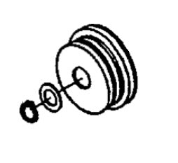 Troy-Bilt Horse Tiller OEM Pulley Kit (753-05600) – Chalmers