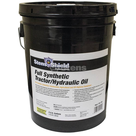 Stens Shield Hydraulic Oil, Full-synthetic, 5 gallon pail (Stens 770-736)