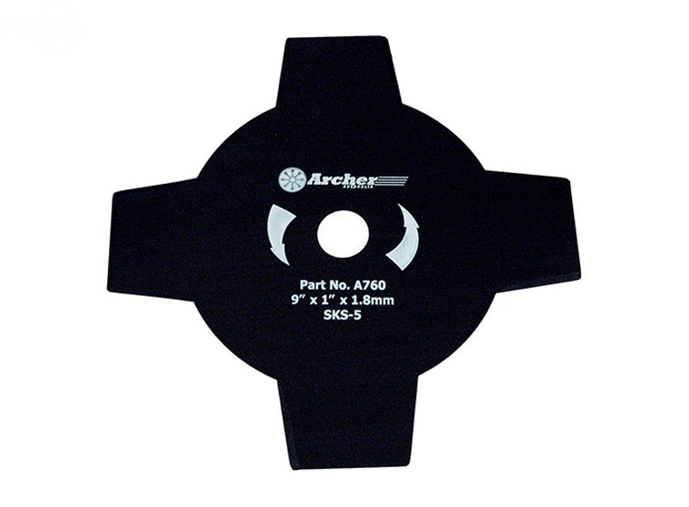 Brush Blade 9" X 1" 4T Rotary (7855)