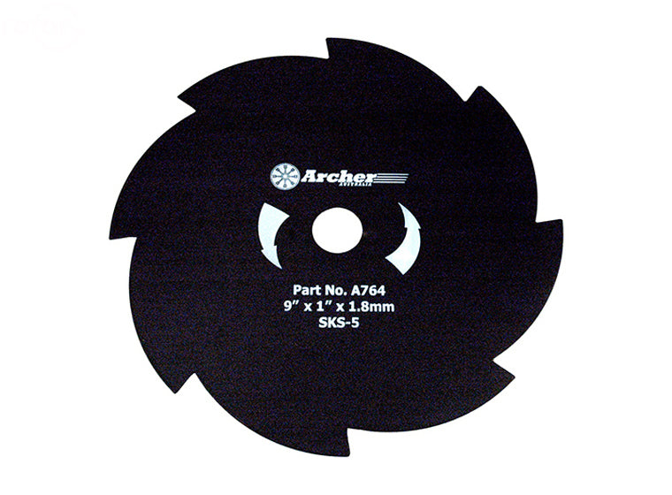 Brush Blade 9" X 1" 8T Rotary (7863)