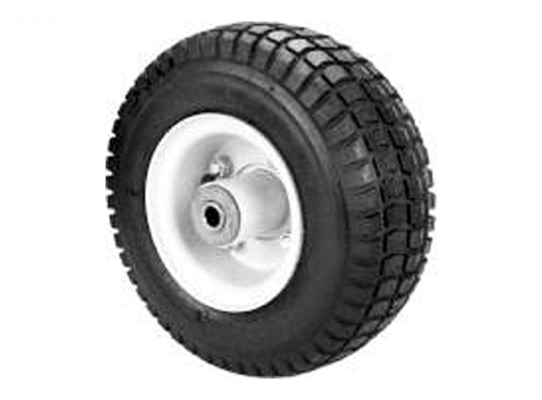 Caster Wheel Assembly 9X350X4 (9X350-4) 4Ply Velke (White) Rotary (8575)