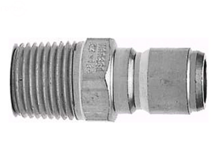 Pack of 2 Brass Plugs MPT 3/8" Rotary (9416)
