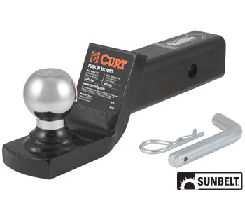 Curt Manufacturing Fusion Ball Mount Receiver Trailer Hitch (B1CM45134)