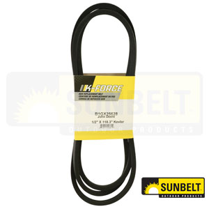 1/2" x 118.3" Wrapped Aramid Cord Deck Belt for John Deere ZTRAK 42" (GX25628)