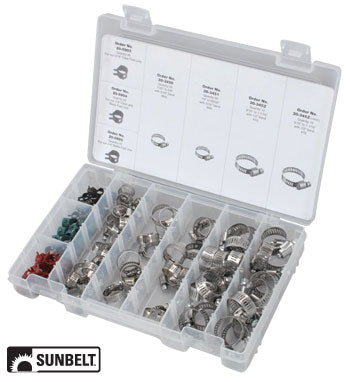 Hose Clamp Assortment (120 pieces) (B1SB7204)