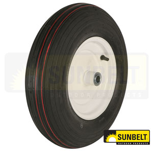 4.80x4x8 4-Ply Tire Ribbed White (B1WL82)