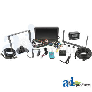 CabCAM Video System, Touch Button with 9" Monitor and 1 Camera (CTB9M1C)
