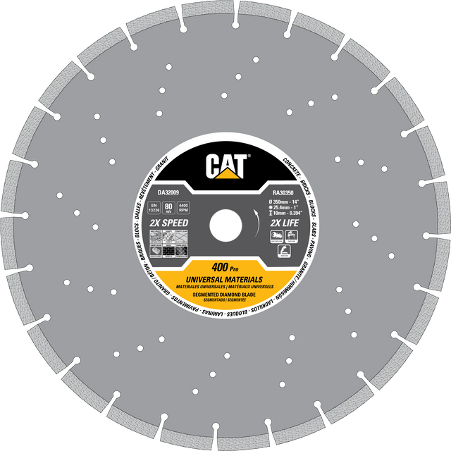 Caterpillar® 400 Pro Segmented Universal Building Products Diamond Blade 4 1/2" (DA32002U)