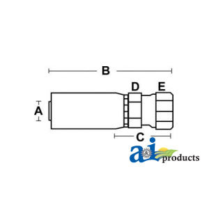(HC-FFX) Female Seal Lok - Swivel - Straight - Short (FFX-16-16)