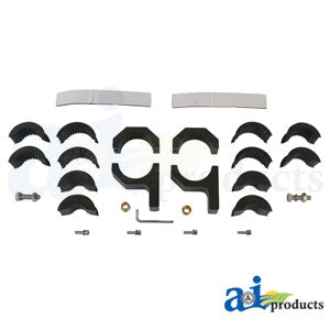 Light Bracket Set (2), Horizontal Bar Clamp, Cast Aluminum w/ Rubber Inserts (1", 1.50", 1.75", 2") (LBS200H)