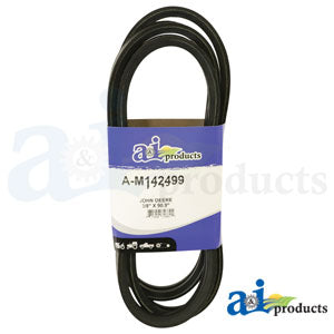 3/8" x 90.9" Raw Edge Laminate 2-Band Polyester Cord Drive Belt for John Deere GX325 (M142499)