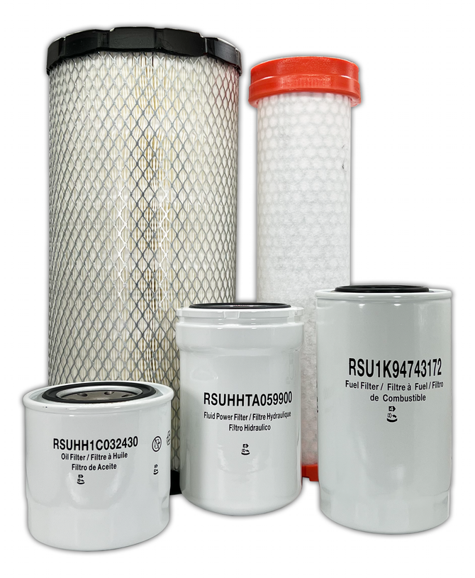 HERO® Maintenance Filter Kit For Kubota SVL95-2SC Skid Steer Loader (MSU-KA-0132)