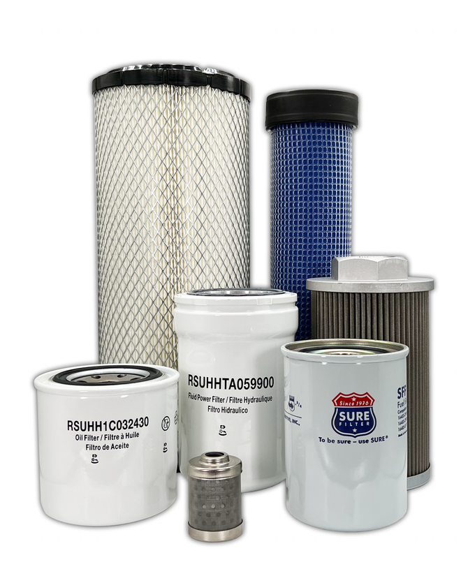 HERO® Maintenance Filter Kit For Kubota SVL75C Skid Steer Loader (MSU-KA-0165)