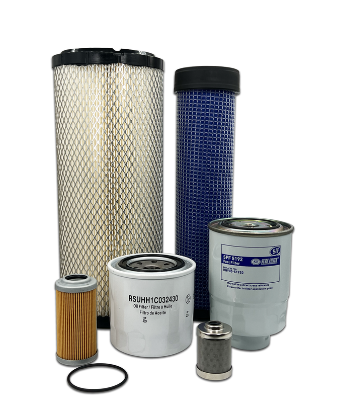 HERO® Maintenance Filter Kit For Kubota KX080-4 Excavator (MSU-KA-0239)