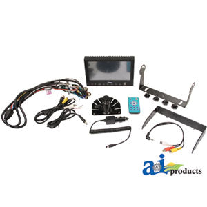 CabCAM 7" LCD TFT Color Quad Monitor (QM7127R)