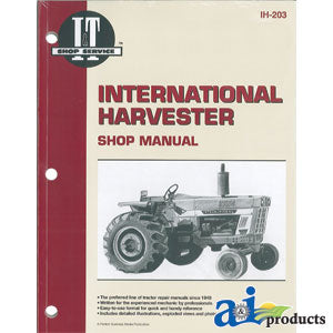 International Harvester (Farmall) Shop Manual 1026, 1066, 1086, 454, 464 (SMIH203)