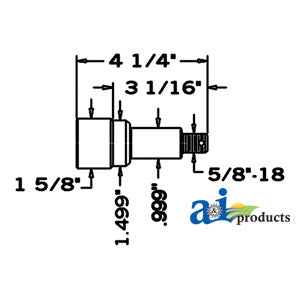 Weld on Wheel SPindle Hub0601 (SP1300)