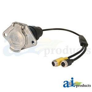 CabCAM Plug, Camera End, 2 Camera Capability (TR5237)