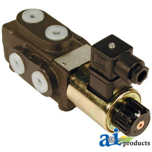 12 Volt 6 Port Solenoid Diverter Hydraulic Valve 3/8" BSP (VFD2500)