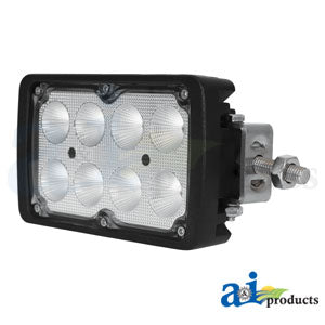 Work Lamp, LED, Flood, Rectangle, Side Mount (WL1205)
