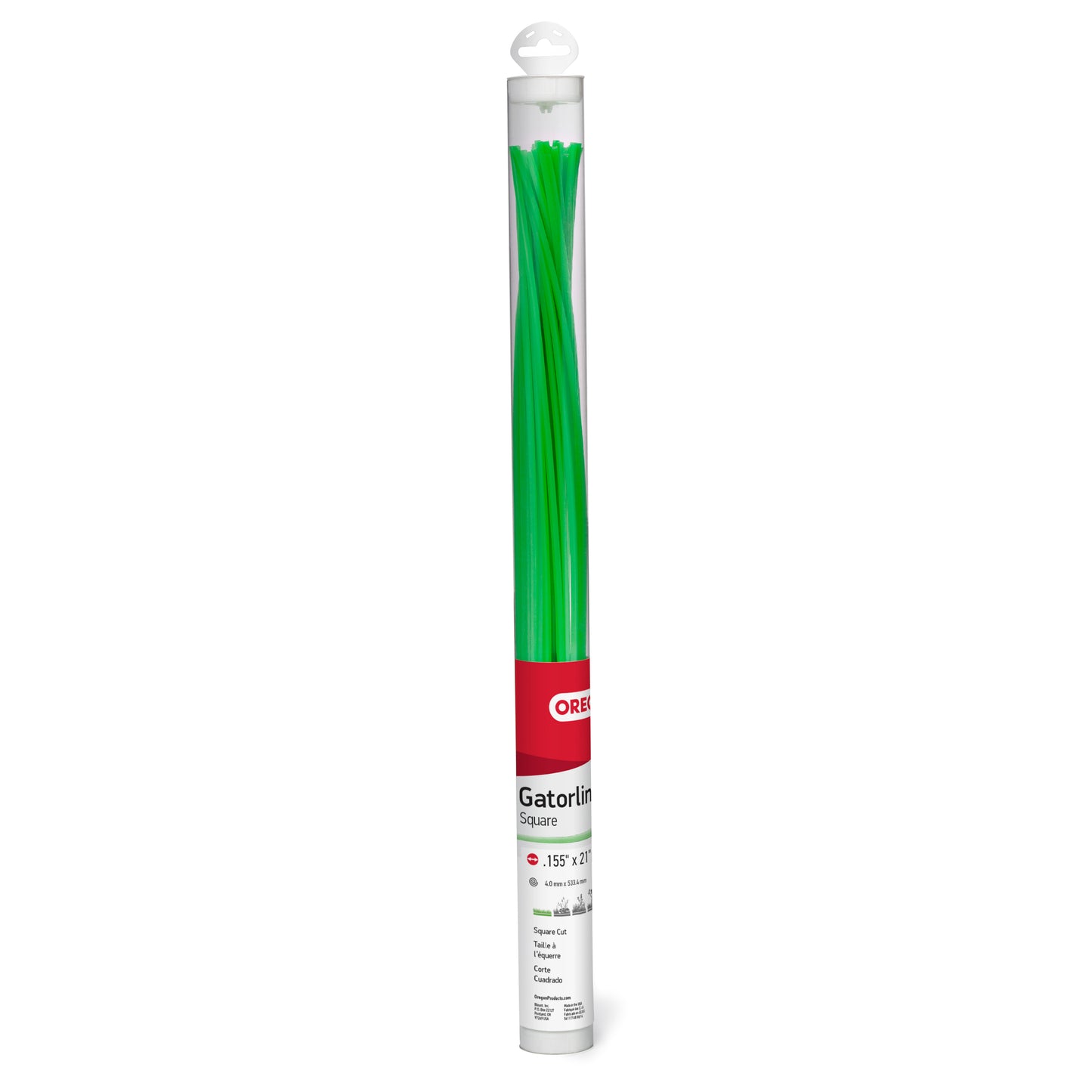 21" Pre-Cut Gatorline Square Green .155" Ga., 24 Pieces