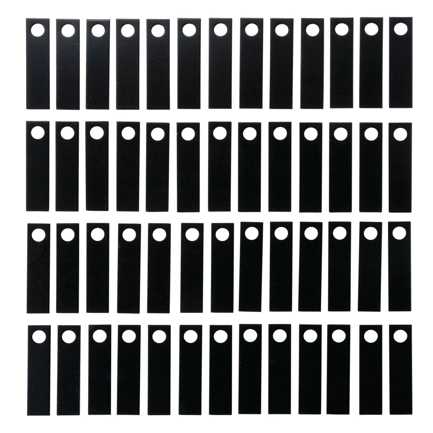 Mower Blade 3-1/2" x 1" x 1/8" Flail Set - 52 pc for Billy Goat 350205