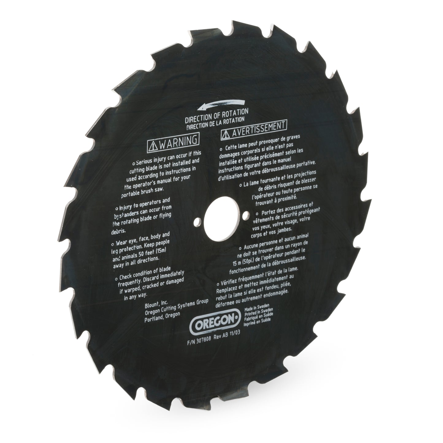9" MAX I Brush Cutter Blade, 24 Teeth