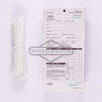 Briggs & Stratton Bulk Pack of 200 Repair Tags (273257)