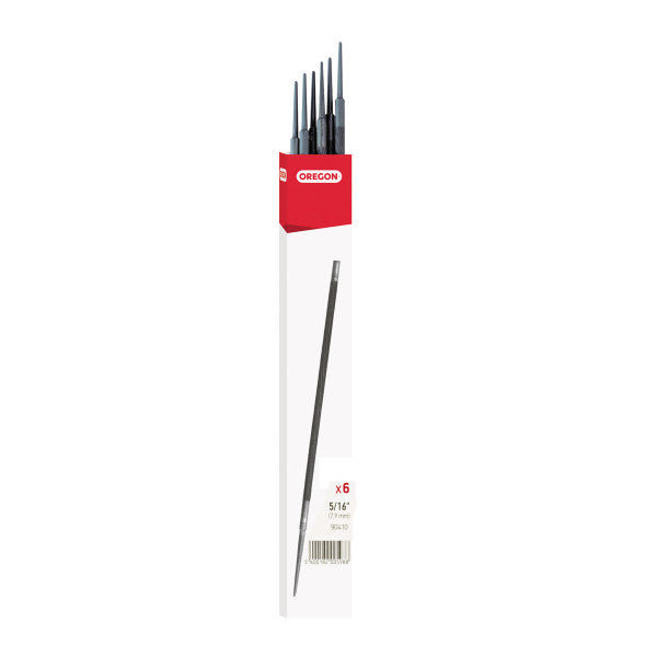 Chainsaw Round Files, 5/16", 6-Pack
(Oregon 90410)