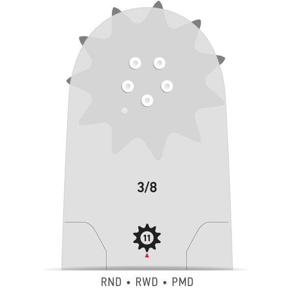 Chainsaw PowerCut™ Guide Bar, 26"
(Oregon 268RNDD009)