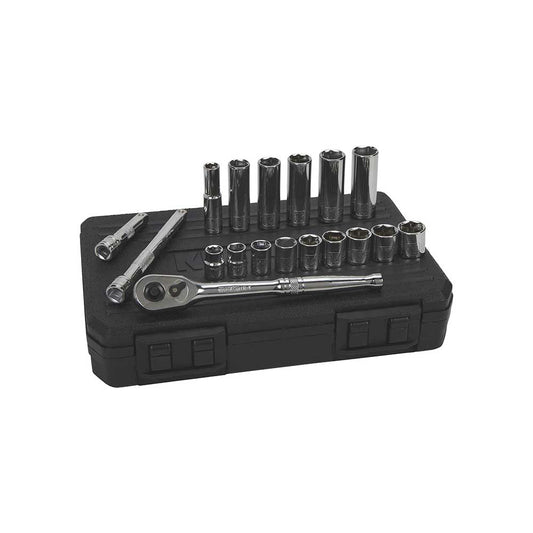 3/8" Drive, 18 Piece Metric Klutch Drive Socket Set (41238)