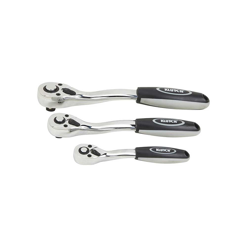 3 Piece Set Klutch Quick-Release Offset Ratchets (41497)