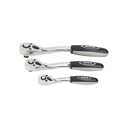 3 Piece Set Klutch Quick-Release Offset Ratchets (41497)
