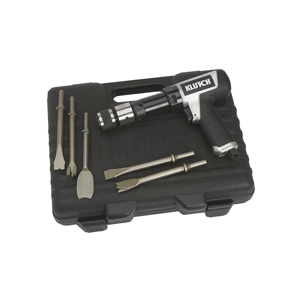 6 Piece, 3" Stroke, 2500 BPM Klutch Heavy-Duty Air Hammer Kit (48089)