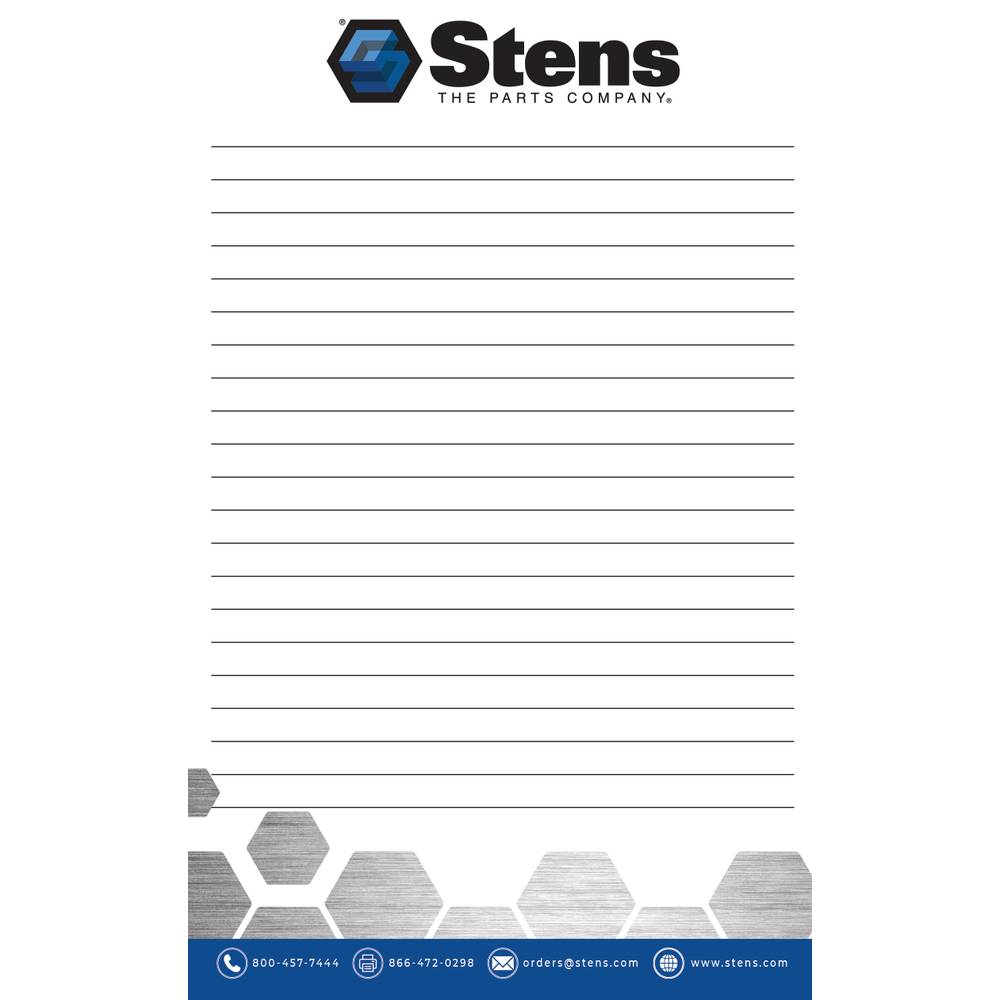 Stens Notepad (Stens 051-139)