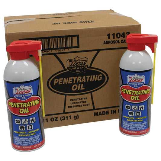 12 Lucas Oil Penetrating Oil 11 Ounce Aerosol Cans (Stens 051-634)