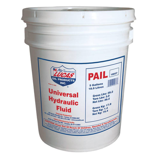 Lucas Oil Hydraulic Fluid 5 Gallon pail (Stens 051-651)