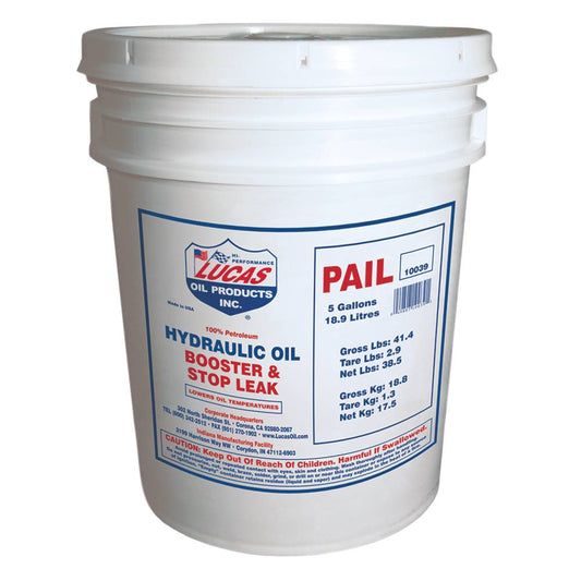 Lucas Oil Hyd Oil Booster and Stop Leak 5 Gallon pail (Stens 051-655)