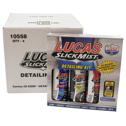 Lucas Oil Slick Mist Detail Kit Case of 4 (Stens 051-804)