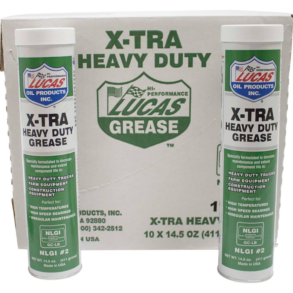 30 Lucas Oil X-tra Heavy Duty Grease Thirty 14.5 Ounce Tubes (Stens 051-870)