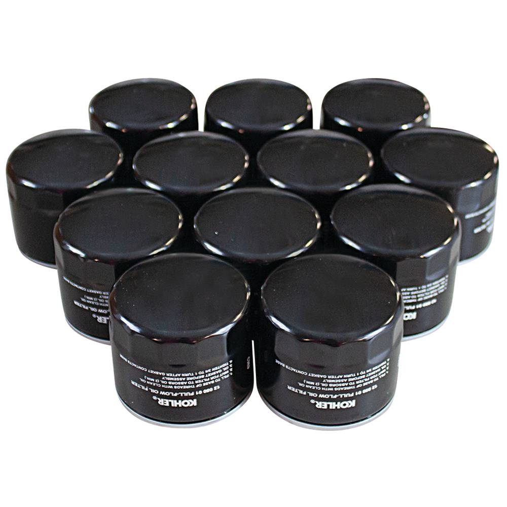 12 Kohler OEM Oil Filter Shop Pack Kohler 12 050 01-S1 (Stens 055-105-12)
