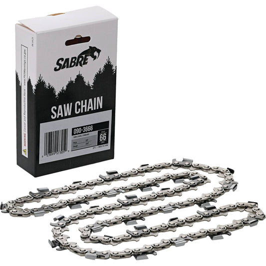 Sabre Chain Pre-Cut Loop 66 DL 3/8", .050", Semi-Chisel Standard (Stens 090-3666)