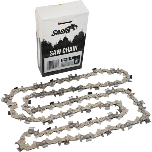 Sabre Chain Pre-Cut Loop 81 DL 3/8", .050", Semi-Chisel Standard (Stens 090-3816)