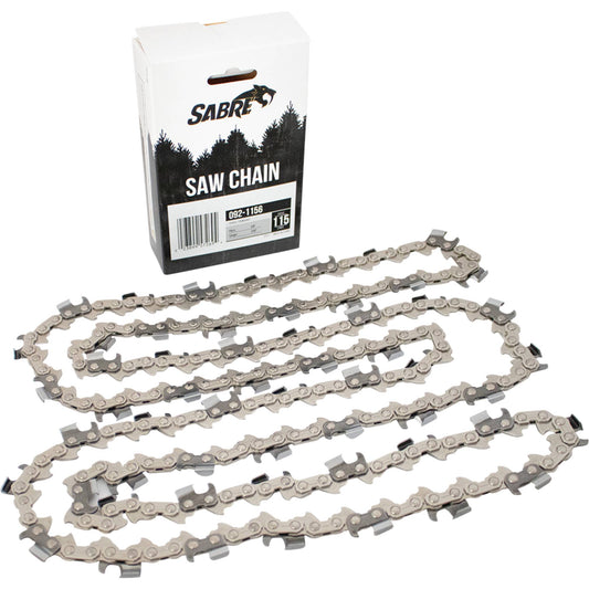 Sabre Chain Pre-Cut Loop 115 DL 3/8", .058", Chisel Standard (Stens 092-1156)