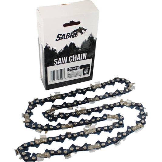 Sabre Chain Pre-Cut Loop 60 DL 3/8", .058", Chisel Standard (Stens 092-4606)