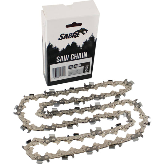 Sabre Chain Pre-Cut Loop 68 DL 3/8", .058", Chisel Standard (Stens 092-4686)