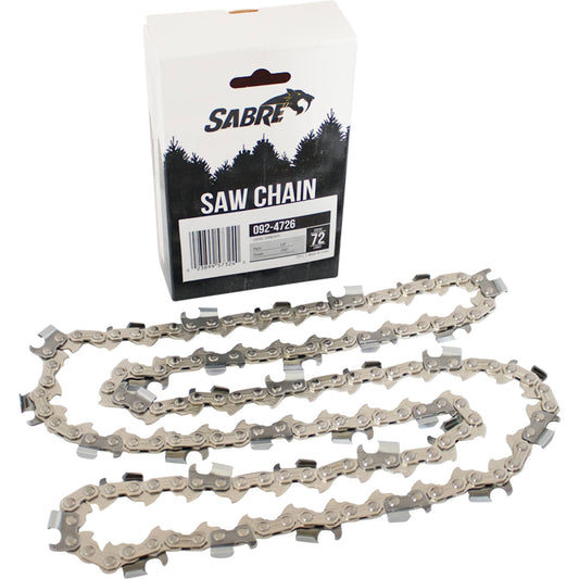 Sabre Chain Pre-Cut Loop 72 DL 3/8", .058", Chisel Standard (Stens 092-4726)