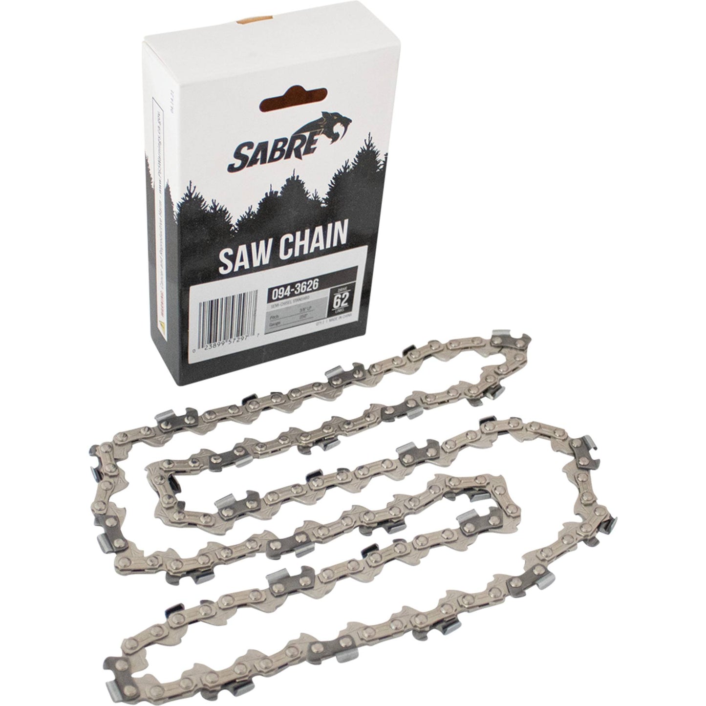 Sabre Chain Pre-Cut Loop 62 DL Husqvarna 591106062 (Stens 094-3626)