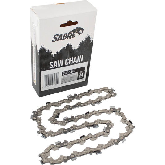 Sabre Chain Pre-Cut Loop 44 DL 3/8" LP, .043", Semi-Chisel Standard (Stens 094-5446)